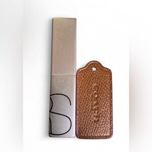 2.25 in Coach Brown hangtag
